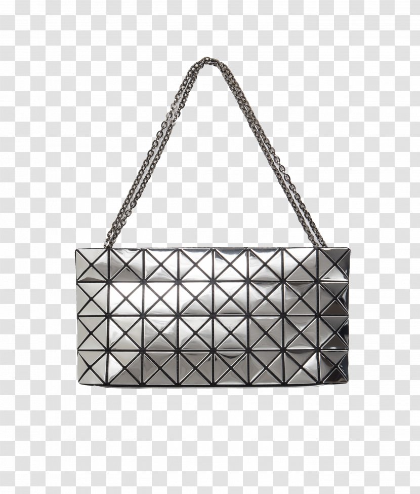 Japanese Street Fashion Bag Silver Design - Pleats Please Issey Miyake Transparent PNG