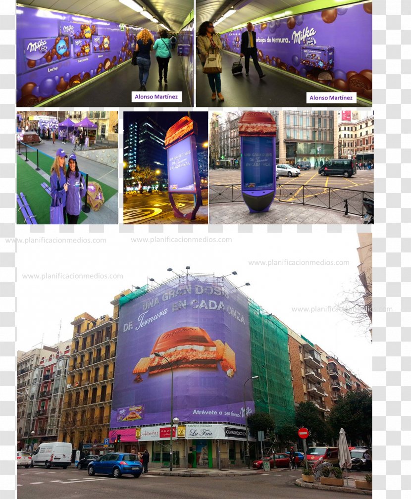 UEFA Champions League Calle Barcelona Planning Marketing City Council Of Madrid - Milka Transparent PNG