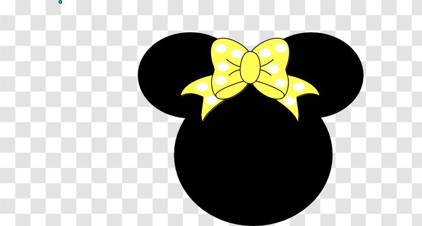 Minnie Mouse Mickey The Walt Disney Company Clip Art - Membrane Winged Insect - Silhouette Transparent PNG