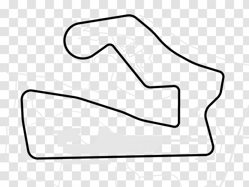 12 Hours Of Sebring Clip Art Long Beach IndyCar Course ,Fl. - Black And White - Highway Track Transparent PNG
