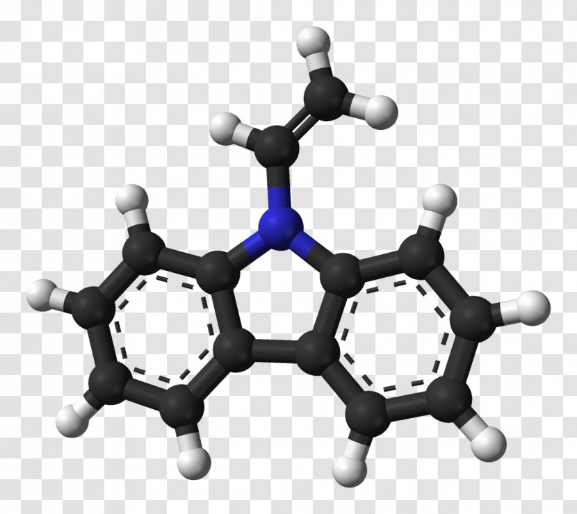 N-Vinylcarbazole Three-dimensional Space Aromaticity Chemical Compound - Information - Vinyl Molecule Transparent PNG