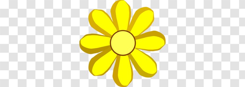 Yellow Flower Clip Art - Flowering Plant - Spring Cliparts Transparent PNG