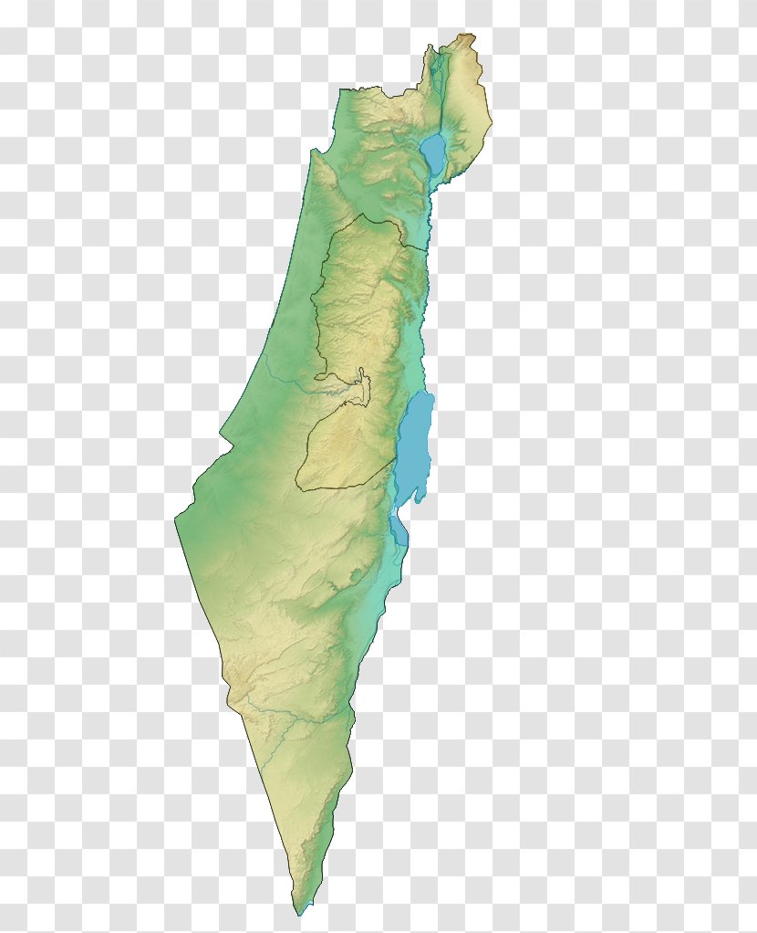 Israel Map Clip Art Transparent PNG