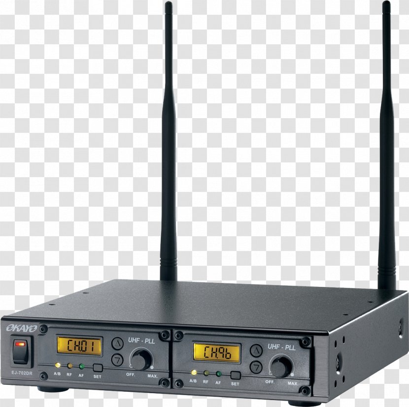 Wireless Microphone Radio Receiver Sound - Transmitter Transparent PNG