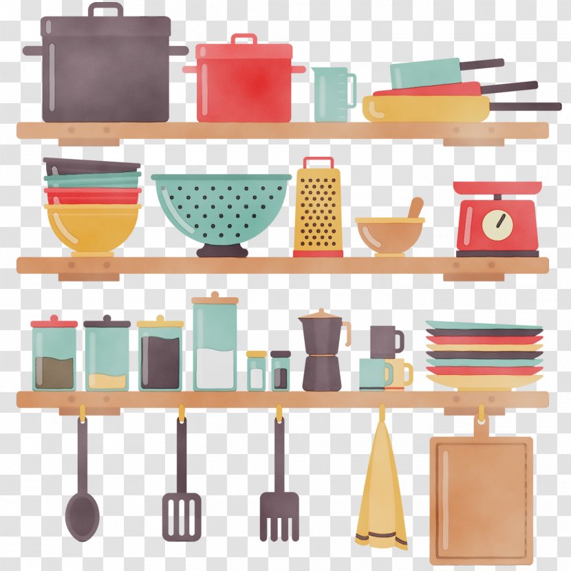 Gift Cartoon - Shelving - Room Turquoise Transparent PNG