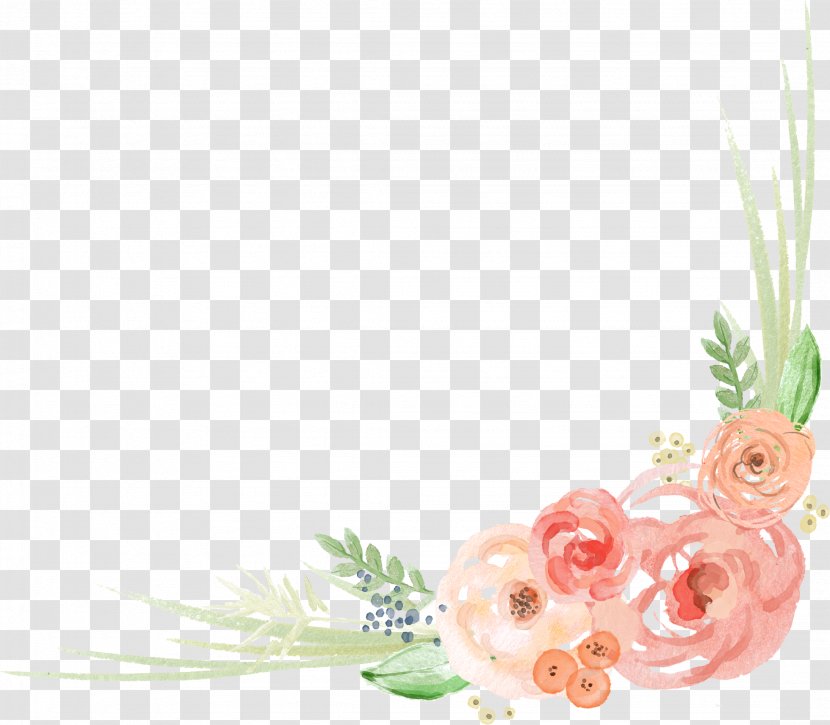 Floral Design Flower Watercolor Painting - Rose Family - Lace Angle Transparent PNG