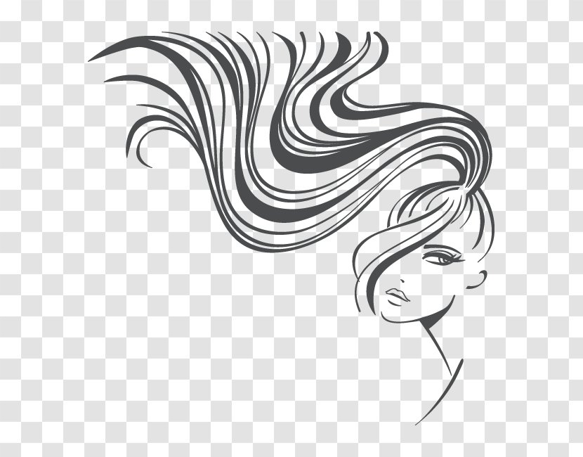 Silhouette Hairstyle Transparent PNG