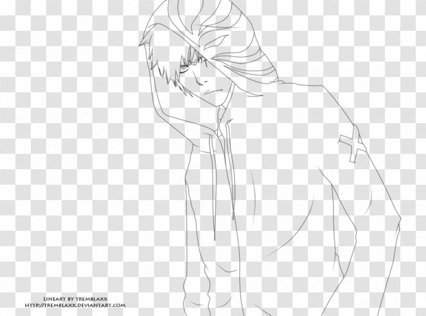 Drawing Arm Human Body Sketch - Tree - Ichigo Kurosaki Transparent PNG
