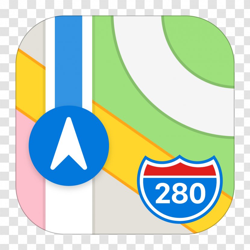 Apple Maps IOS 11 Transparent PNG