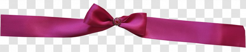 Pink Clothing Accessories Magenta Purple Necktie - Red Ribbon Transparent PNG