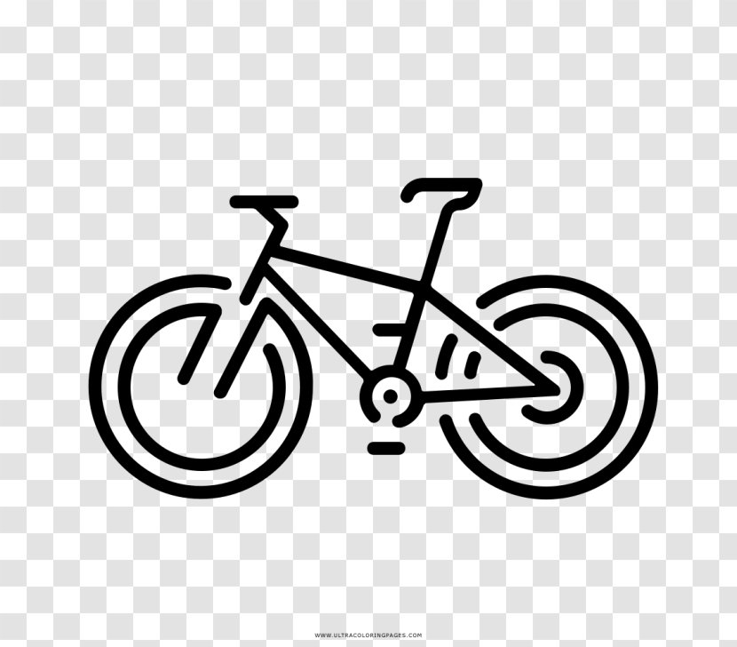 Coloring Book Bicycle Racing Mountain Bike Transparent PNG