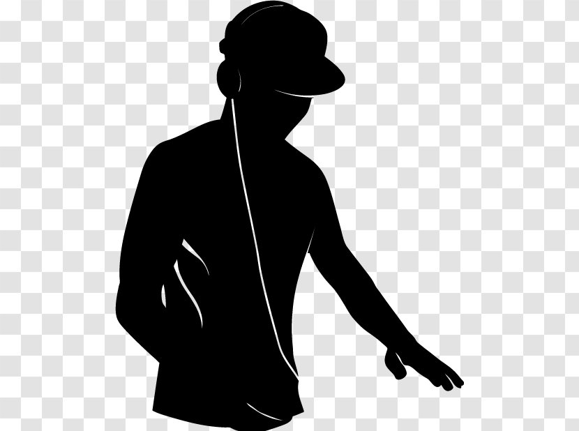 Disc Jockey DJ Mixer Silhouette Clip Art - Heart Transparent PNG