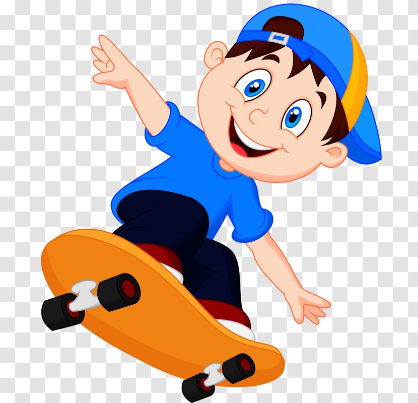 Cartoon Skateboarding Stock Photography - Child - Skateboard Boy Transparent PNG