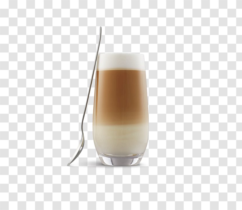 Latte Macchiato Cappuccino Flat White Coffee Transparent PNG