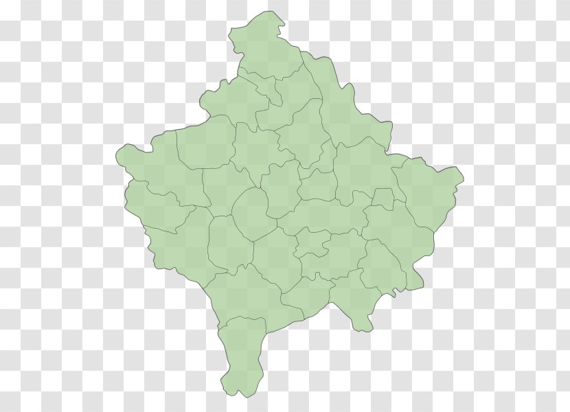District Of Gjakova - Kosovo - Map Transparent PNG