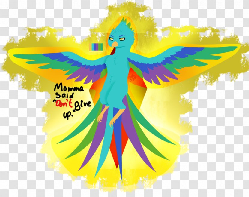 Feather Angel M Font - Fictional Character Transparent PNG