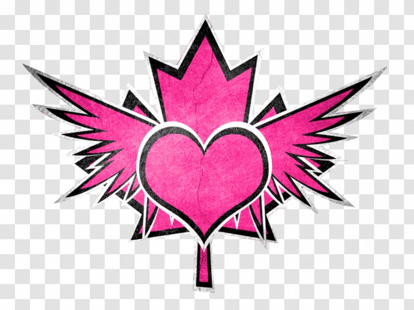 The Hart Dynasty Logo Professional Wrestler Wrestling Family - Flower - Heart Transparent PNG