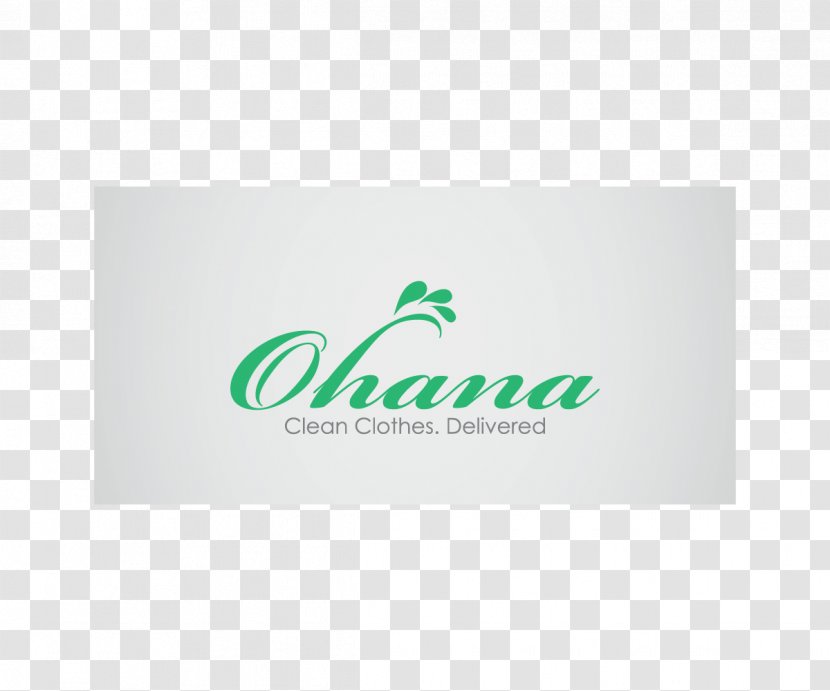 Logo Brand - Green - Laundry Flyer Transparent PNG