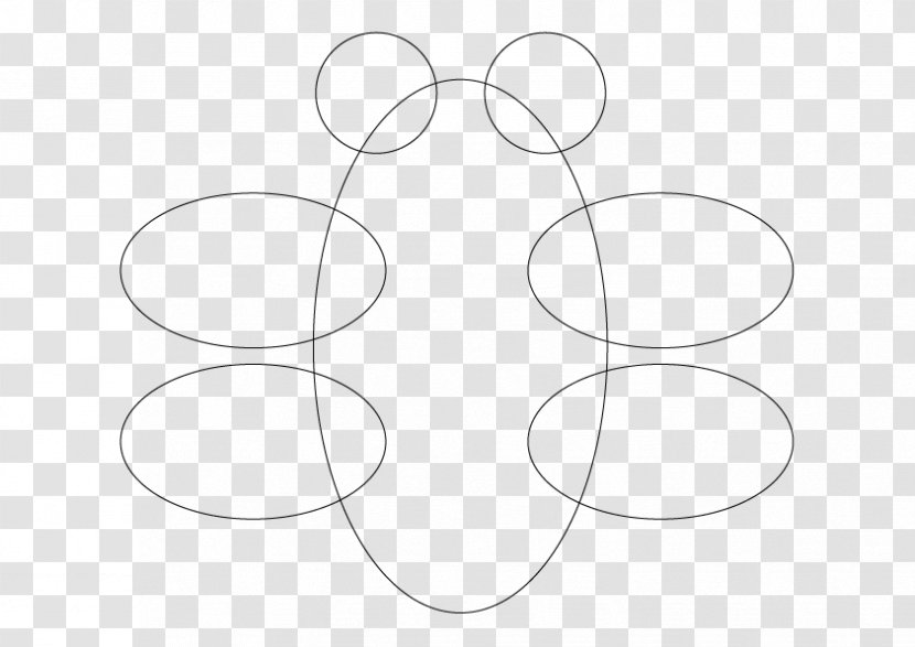 White Circle Pattern - Monochrome - Dragonfly Lines Transparent PNG