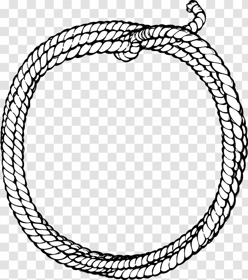 Lasso Drawing Western - Chain - Rope Transparent PNG