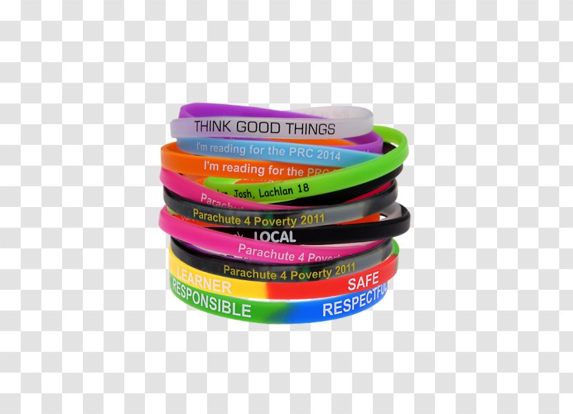 Wristband Bracelet Hand Silicone - Band Promo Ideas Transparent PNG