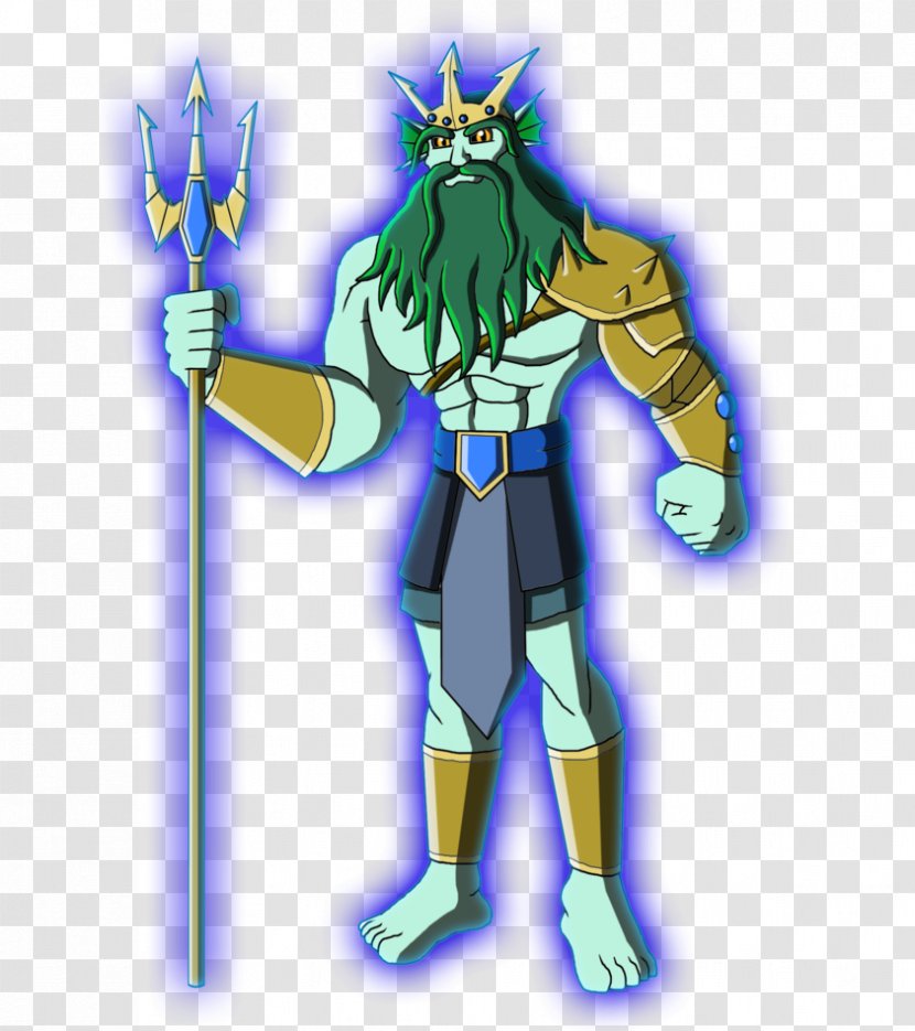 Clip Art Illustration Action & Toy Figures Legendary Creature - Fictional Character - Poseidon Symbol Trident Transparent PNG