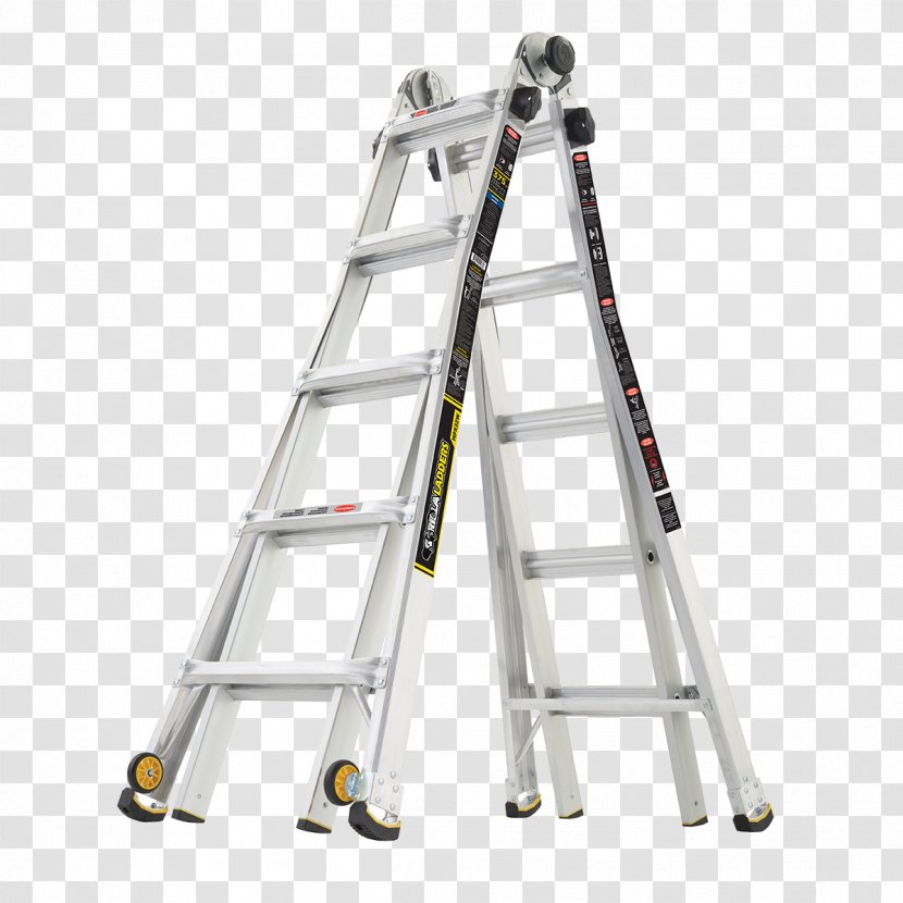 Gorilla Ladders GLA-MPX 17 Aluminium Chimpanzee - Aframe - Ladder Transparent PNG