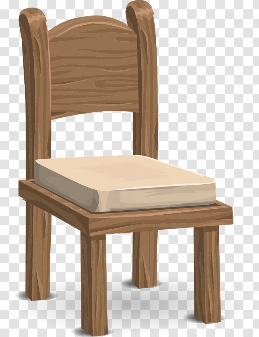 Chair Furniture Cushion Stool - Hardwood Transparent PNG