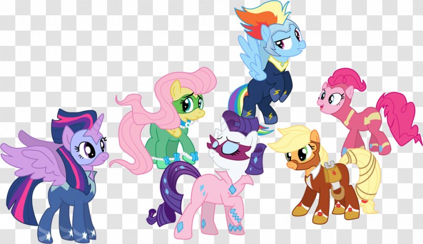 My Little Pony: Friendship Is Magic - Toy - Season 4 Rainbow Dash Pinkie Pie Power PoniesCostume Ponies Transparent PNG