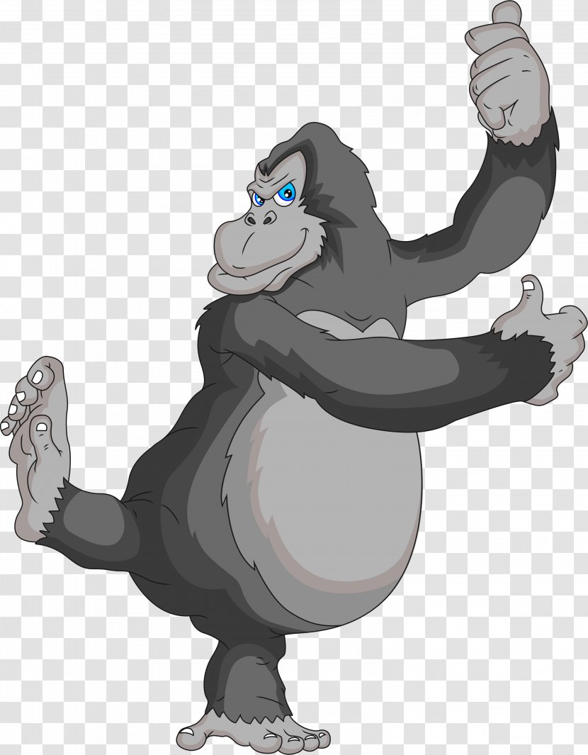 Gorilla Drawing Photography - Cartoon Transparent PNG