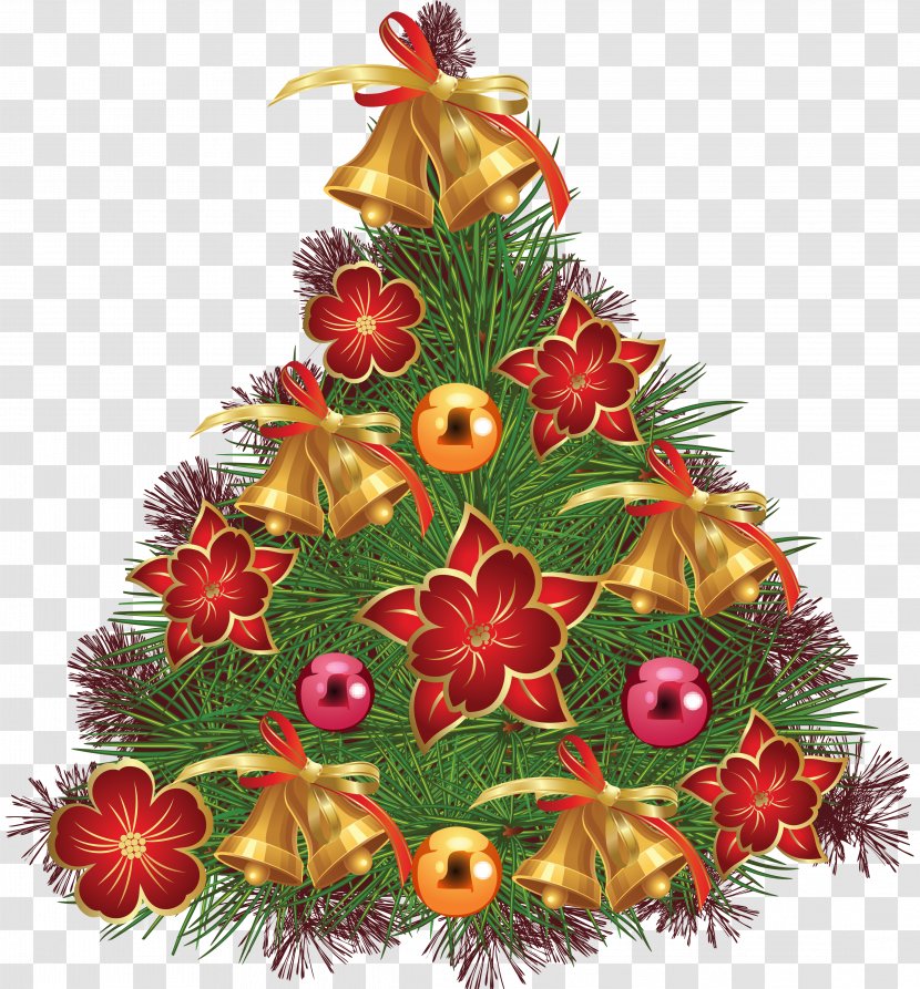 Christmas Tree Card Decoration - Fir Transparent PNG
