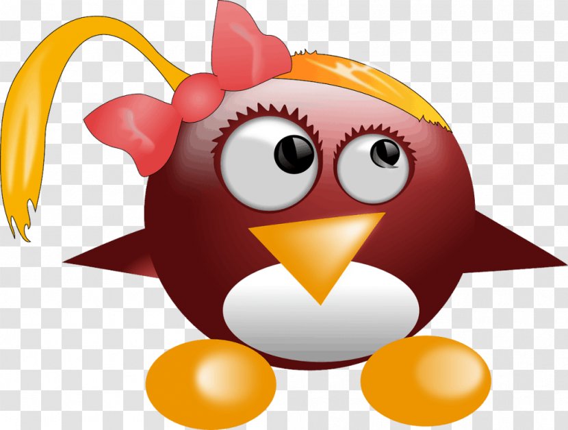 Penguin Tux Racer Linux - Flightless Bird - Chick Transparent PNG