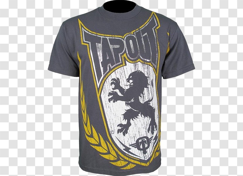 T-shirt Tapout Sleeve Logo - Black Transparent PNG