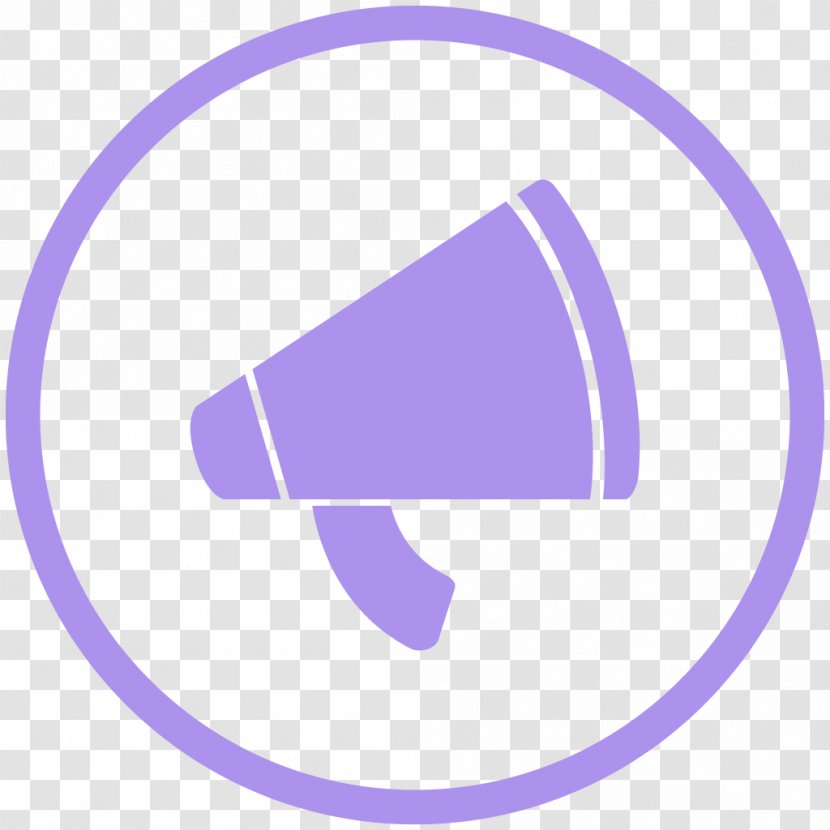 Voice Over IP Telephone Call Sinch Company Marketing - Purple - Megaphone Icon Transparent PNG