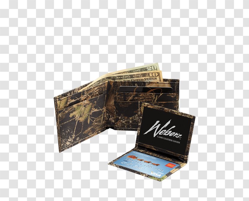 Wallet Mossy Oak Leather Camouflage Money Clip - Break Up Transparent PNG