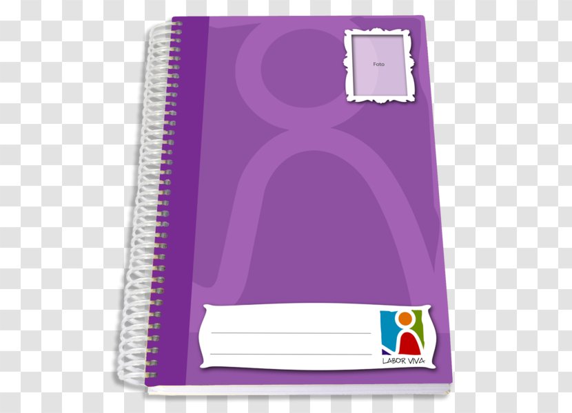 Notebook Diary School Asilo Nido Paperback - Purple Transparent PNG
