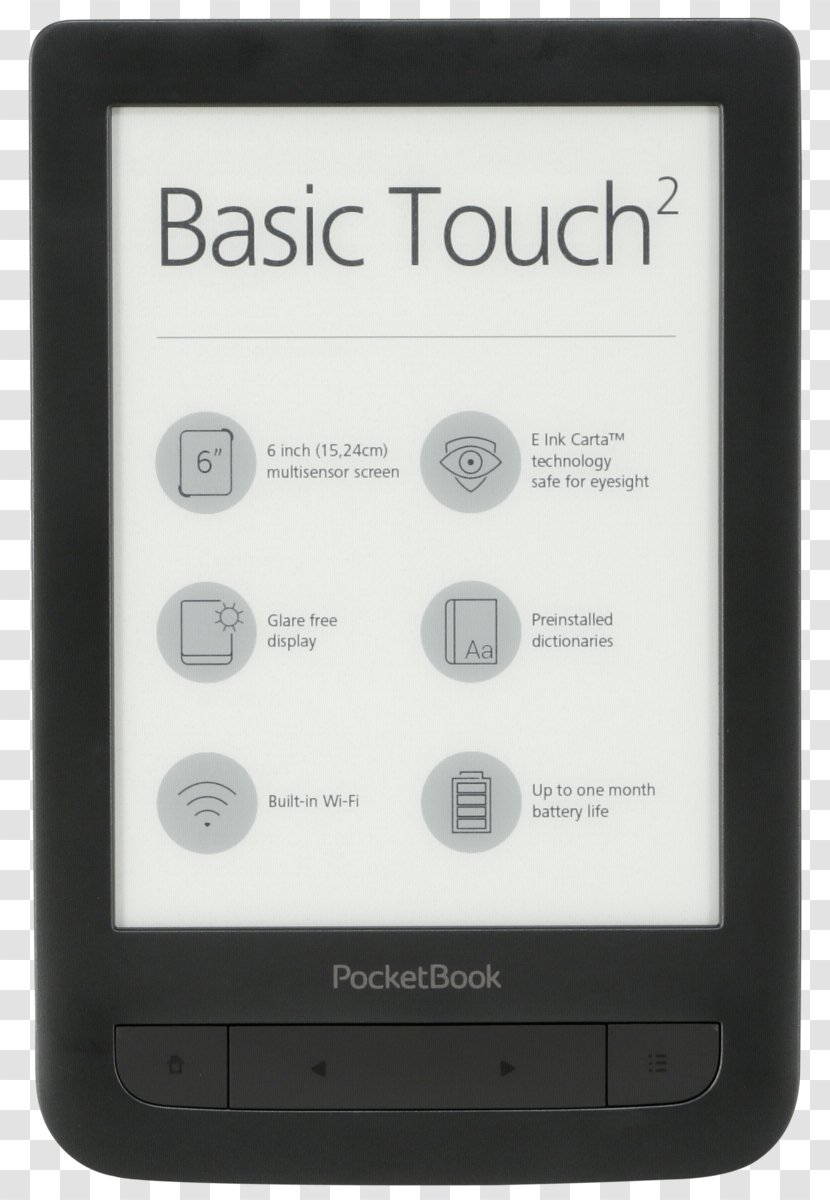 EBook Reader 15.2 Cm PocketBookTouch Lux Boox E-Readers Pocketbook Basic Touch 2 - Kobo Ereader - Computer Transparent PNG