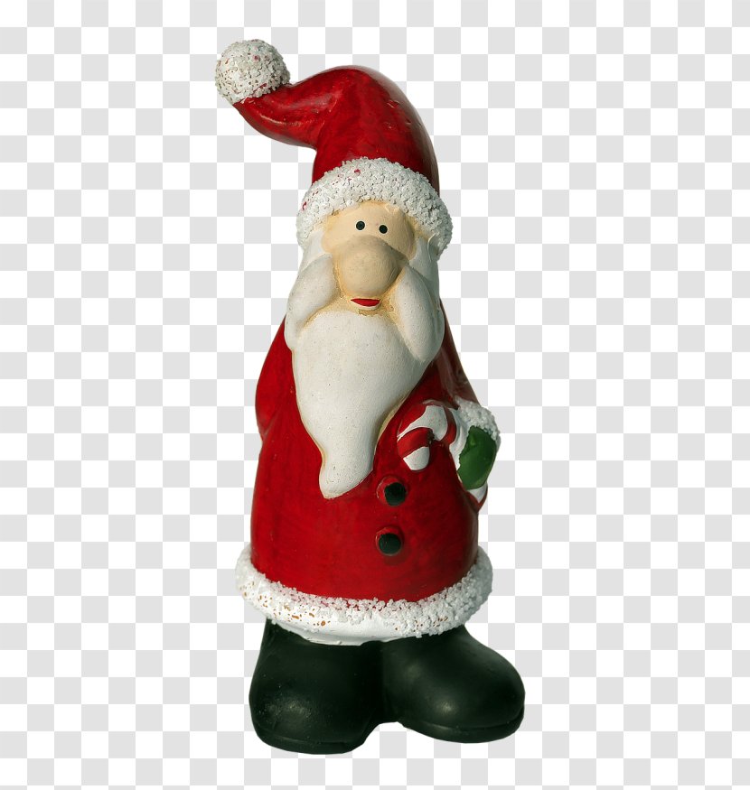 Santa Claus - Holiday Ornament - Interior Design Garden Gnome Transparent PNG