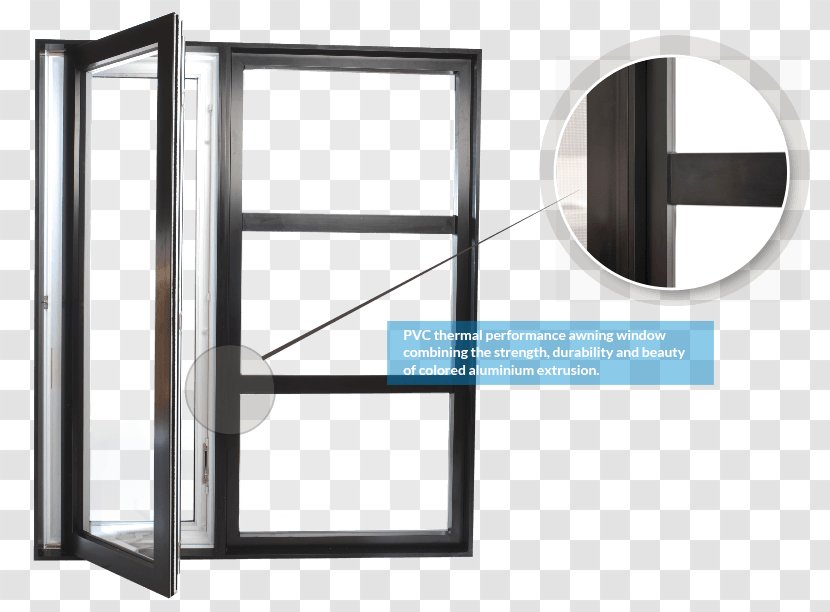 Sash Window Aluminium Baie Polyvinyl Chloride Transparent PNG