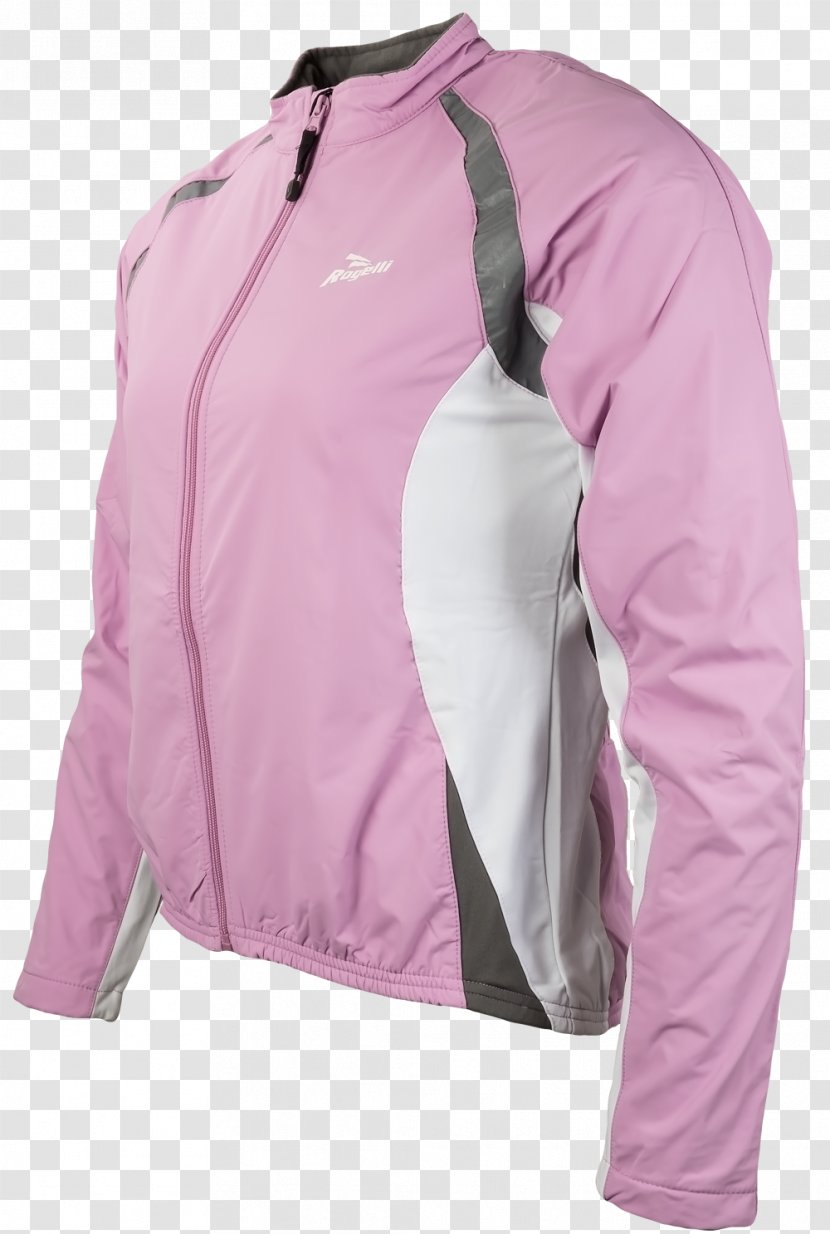 Jacket Sleeve T-shirt Clothing Inline Skating - Magenta Transparent PNG