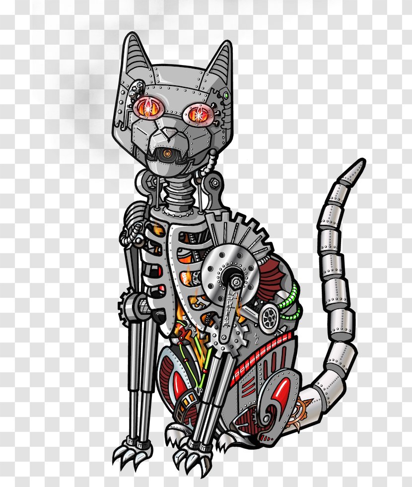 Evil Cats Drawing Pet Animal - Terminator Transparent PNG