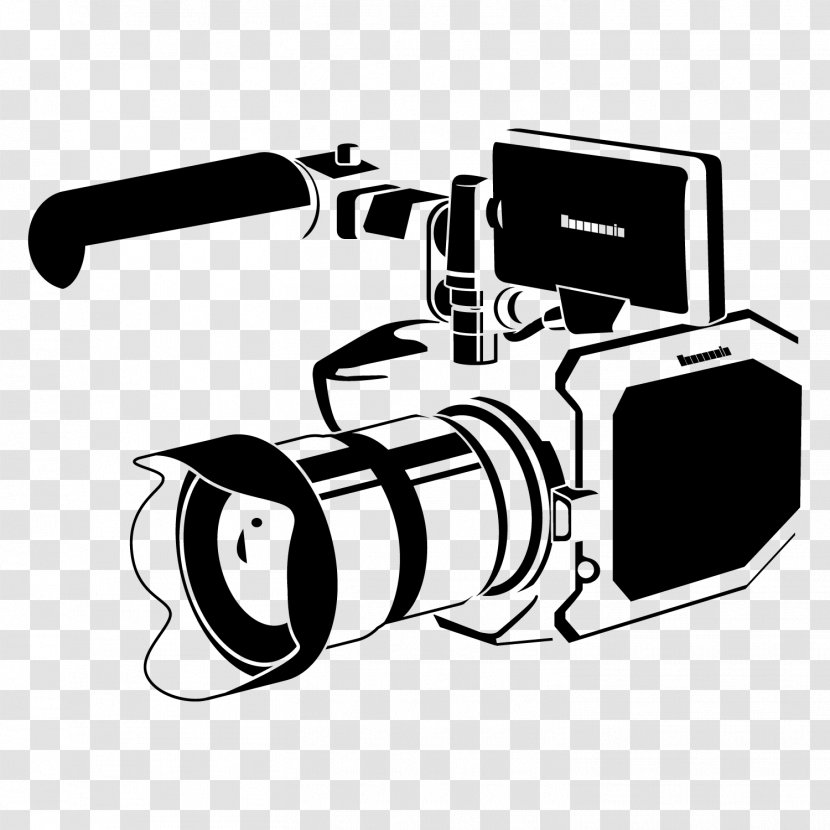 Photography Camera - Monochrome - Drawing Transparent PNG