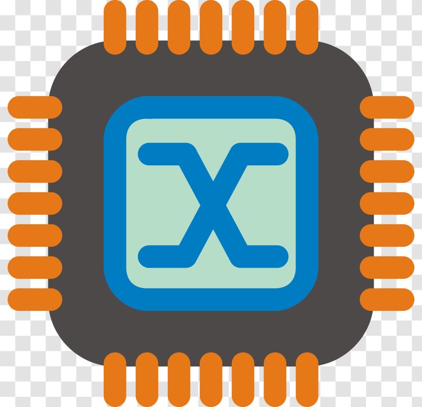 Integrated Circuits & Chips Central Processing Unit Clip Art - Computer Transparent PNG
