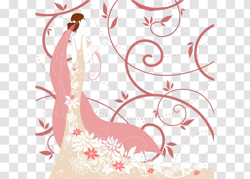 Wedding Invitation Bride - Heart - Beauty Transparent PNG