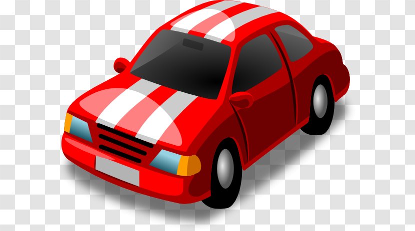 Model Car Vehicle Clip Art - Automotive Lighting - Red White Stripes Transparent PNG