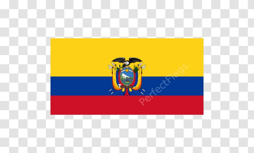 Flag Of Ecuador National Coat Arms - Area Transparent PNG