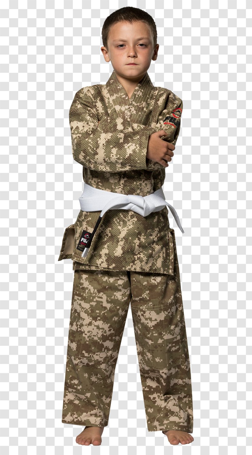 Military Uniform Camouflage Brazilian Jiu-jitsu Gi - Army Transparent PNG