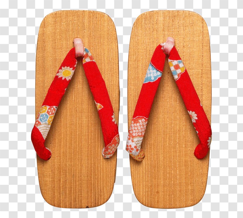 Slipper Shoe Flip-flops Geta 素材公社 - Footwear - Flip Flops Watercolor Transparent PNG