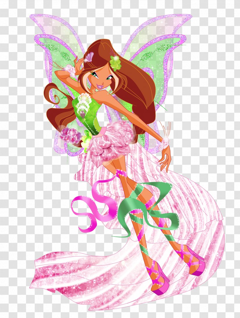 Flora Musa Bloom Tecna Stella - Mythical Creature Transparent PNG