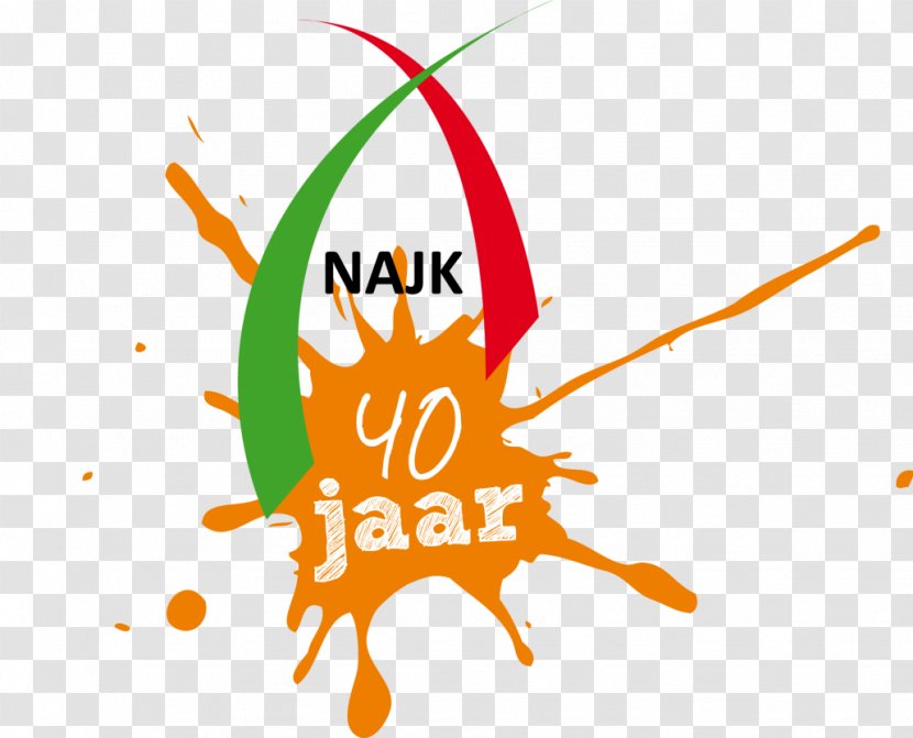 NAJK Logo Font Clip Art Illustration - Orange - Computer Transparent PNG